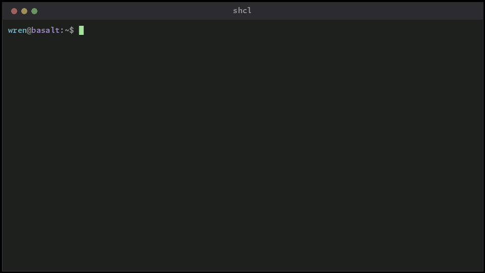 Reading an SHCL file from code and from the CLI: typed reads, call-site fallbacks, and a malformed line repaired rather than fatal.